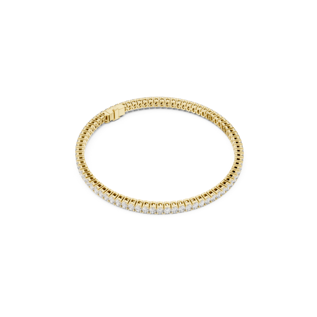 Classic Oval-Cut Lab Grown Diamond Tennis Bracelet.