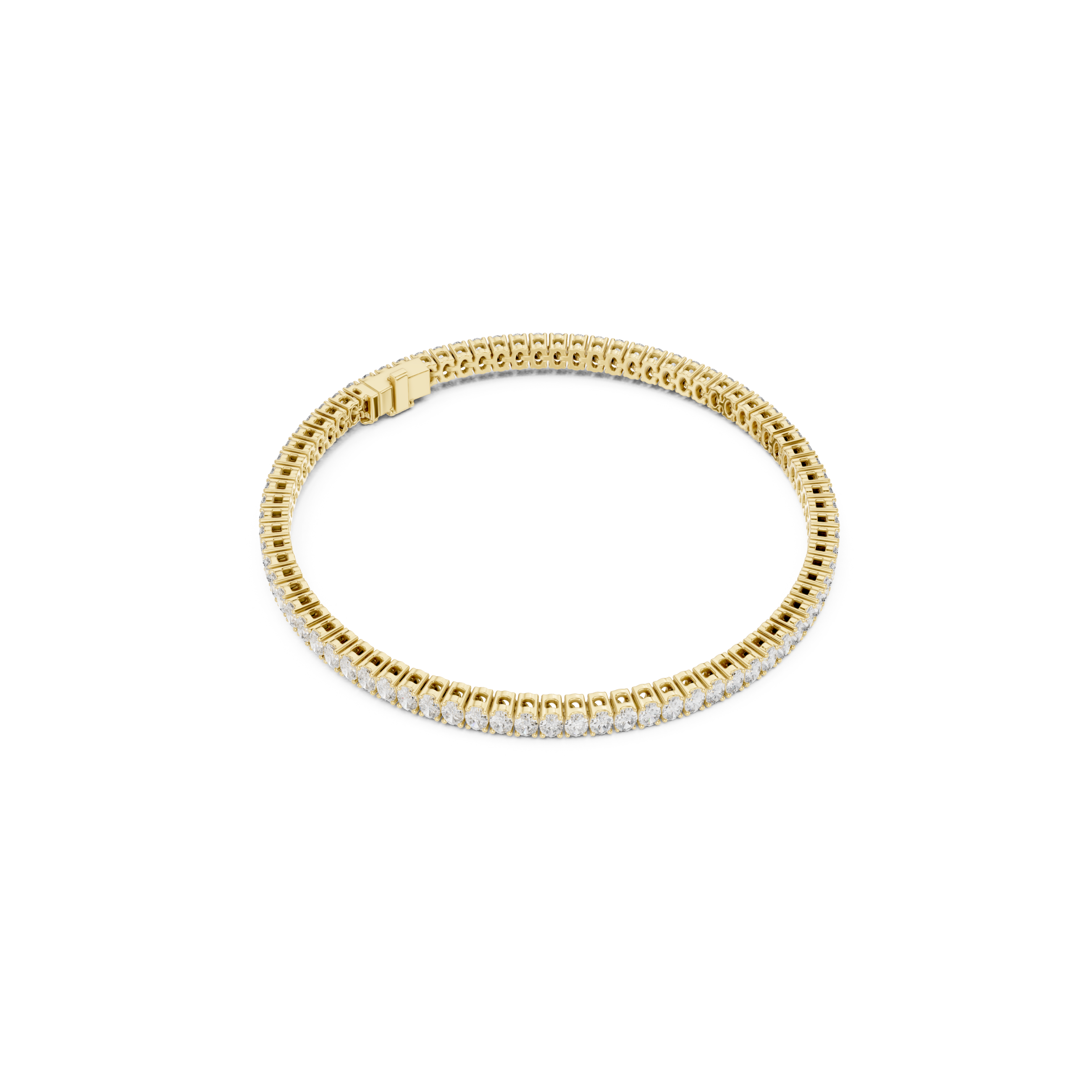 Classic Oval-Cut Lab Grown Diamond Tennis Bracelet.