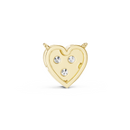Heart Triple Round Lab Grown Diamond Pendant
