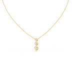 Trio Solitaire Lab Grown Diamond Pendant