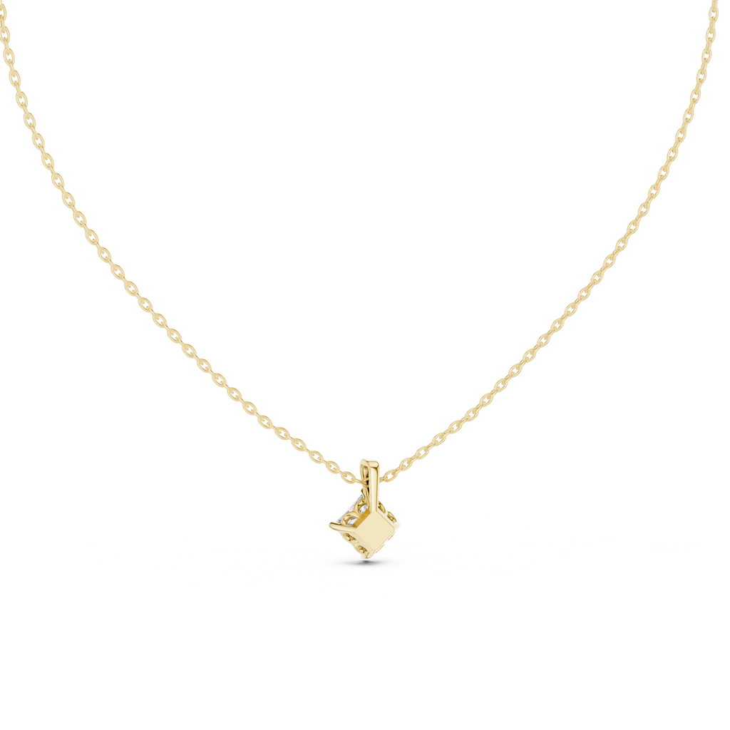 Princess Solitaire Lab Grown Diamond Pendant