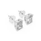 Emerald-Cut Lab Grown Diamond Stud