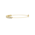 Cluster Lab Grown Diamond Chain Bracelet