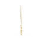 Floral Lab Grown Diamond Pendant