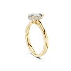 Oval-Cut Solitaire Lab Grown Diamond Ring
