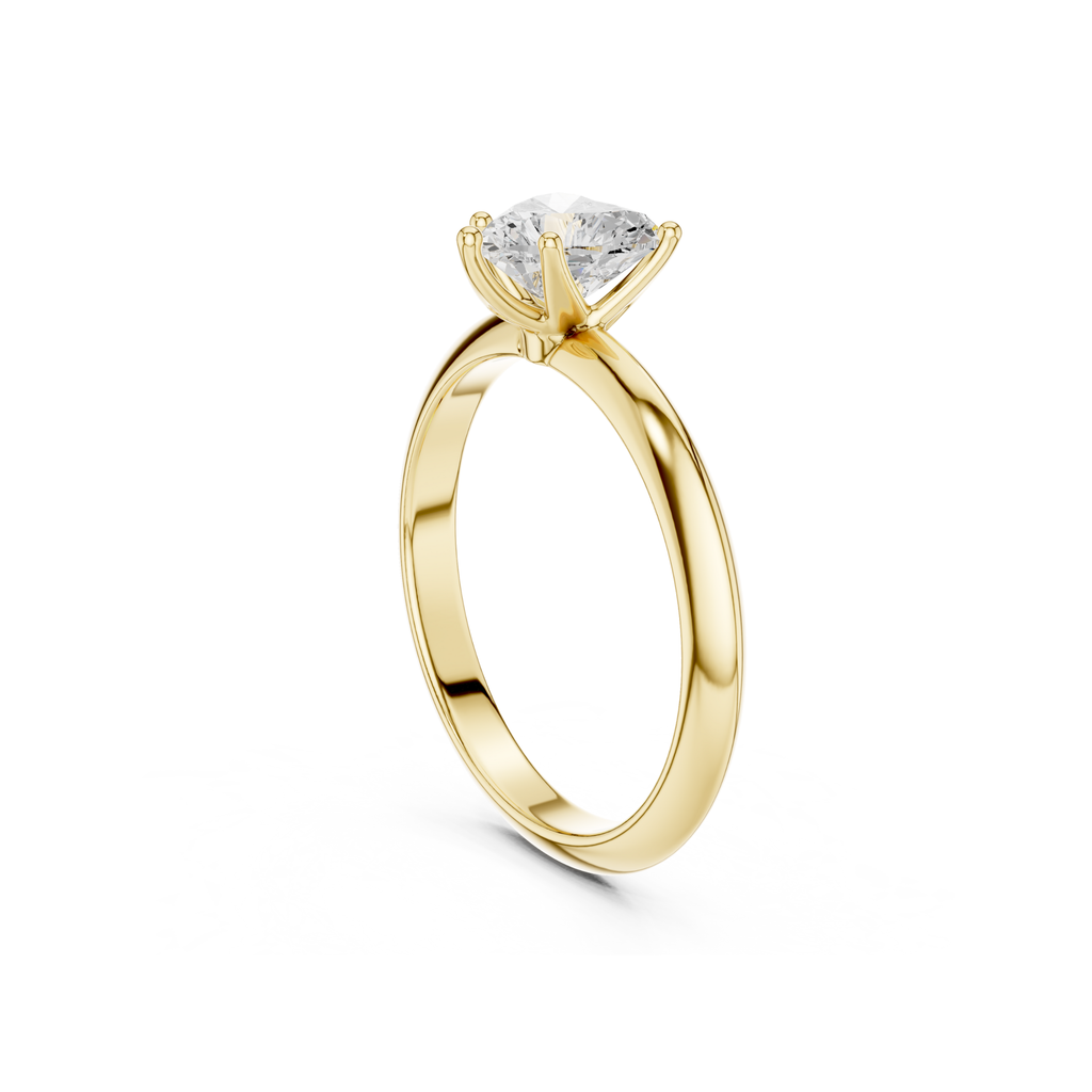 Heart-Cut Solitaire Lab Grown Diamond Ring