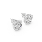 Hexagon Lab Grown Diamond Stud