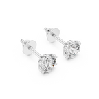 Classic Solitaire Lab Grown Diamond Stud