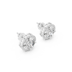 Elegant Halo Lab Grown Diamond Earring