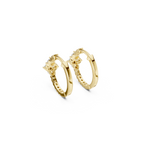 Floral Daimond Hoop Earring