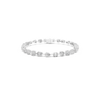 Multi-Shape Lab Grown Diamond Tennis Bracelet.