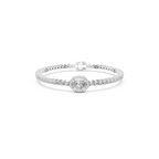 Oval Lab Grown Diamond Tennis Bracelet