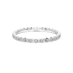 Emerald-Cut Lab Grown Diamond Tennis Bracelet