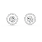 Elegant Halo Lab Grown Diamond Earring