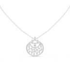 Concave Lab Grown Diamond Pendant