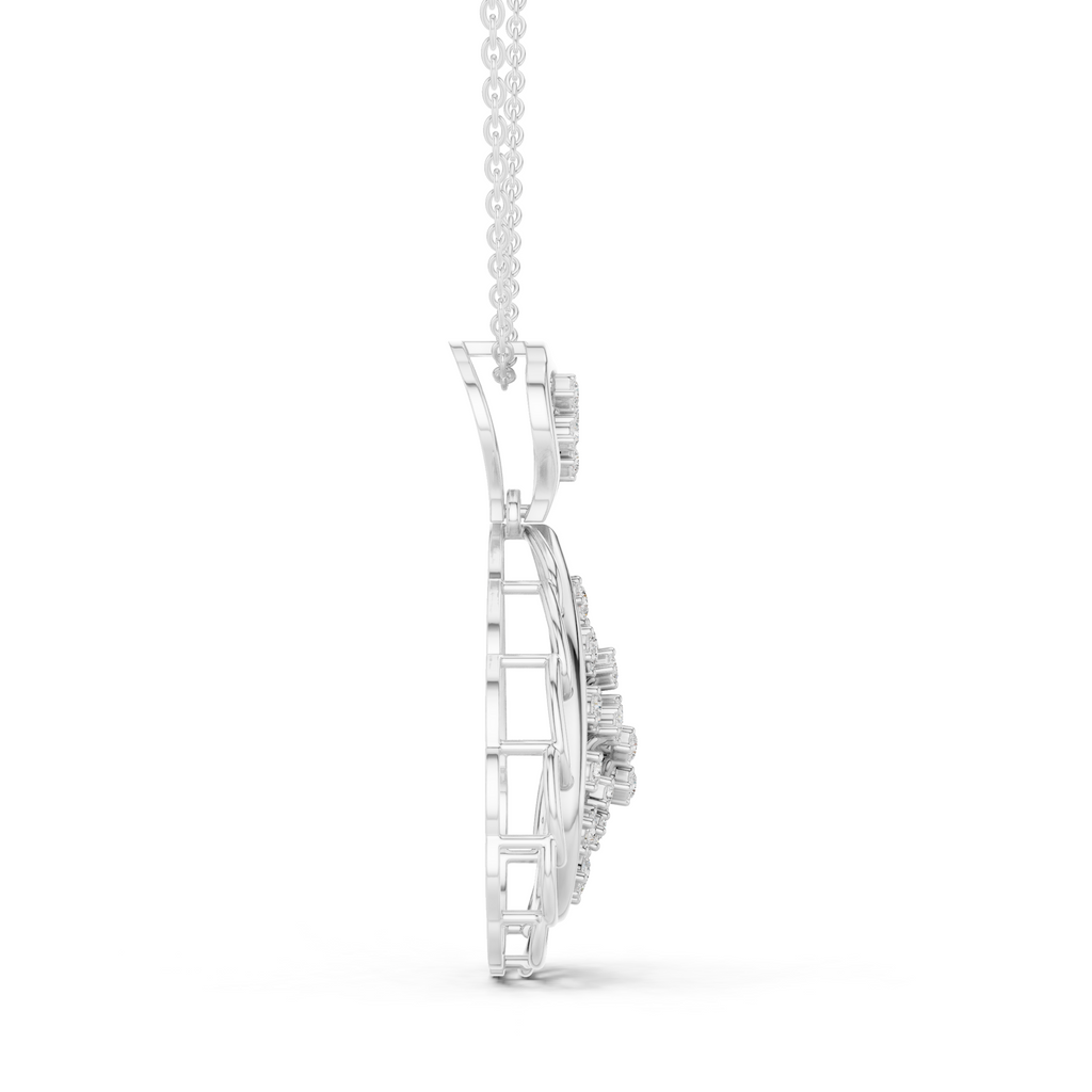 Tarv Cluster Lab Grown Diamond Pendant