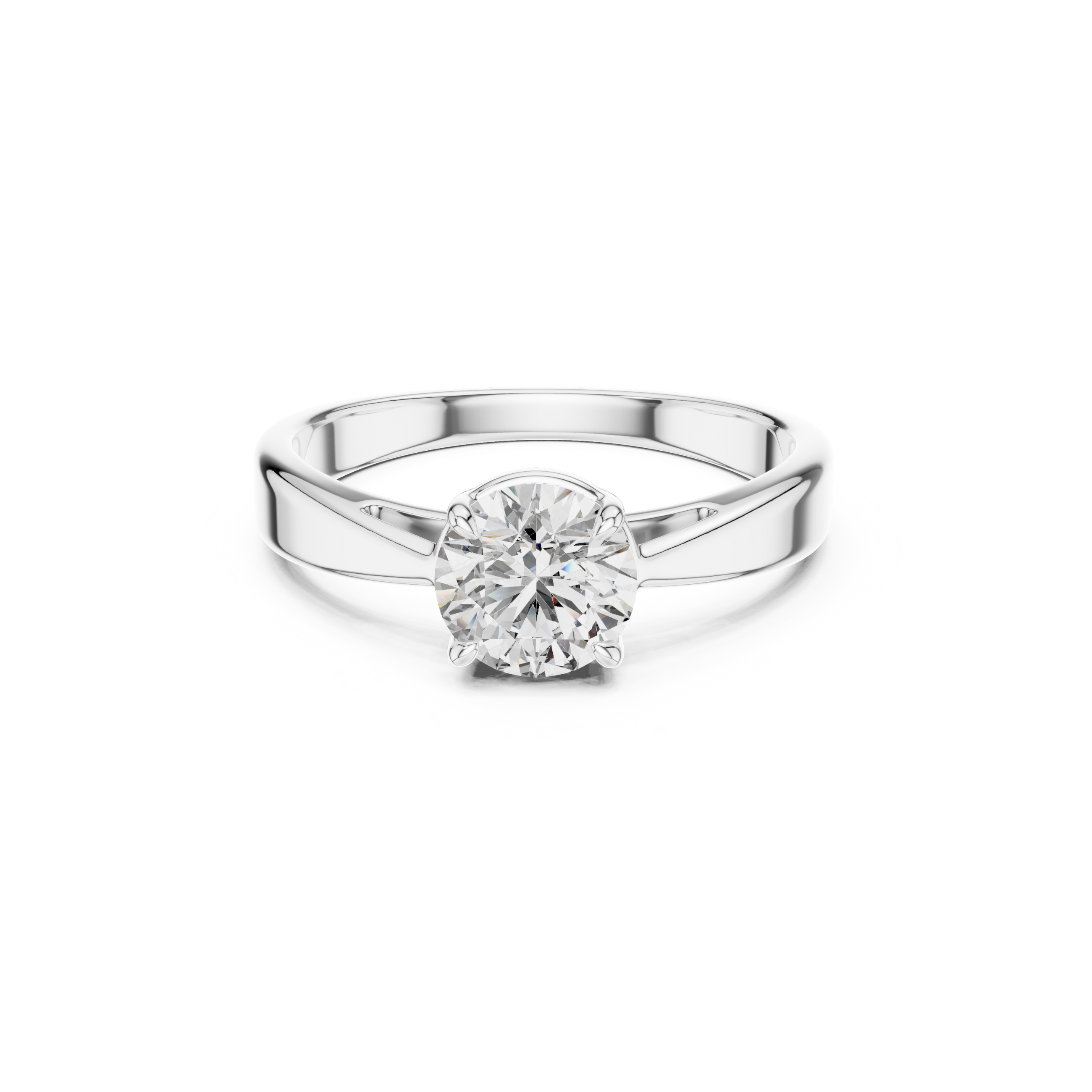 Classic Solitaire Lab Grown Diamond Ring