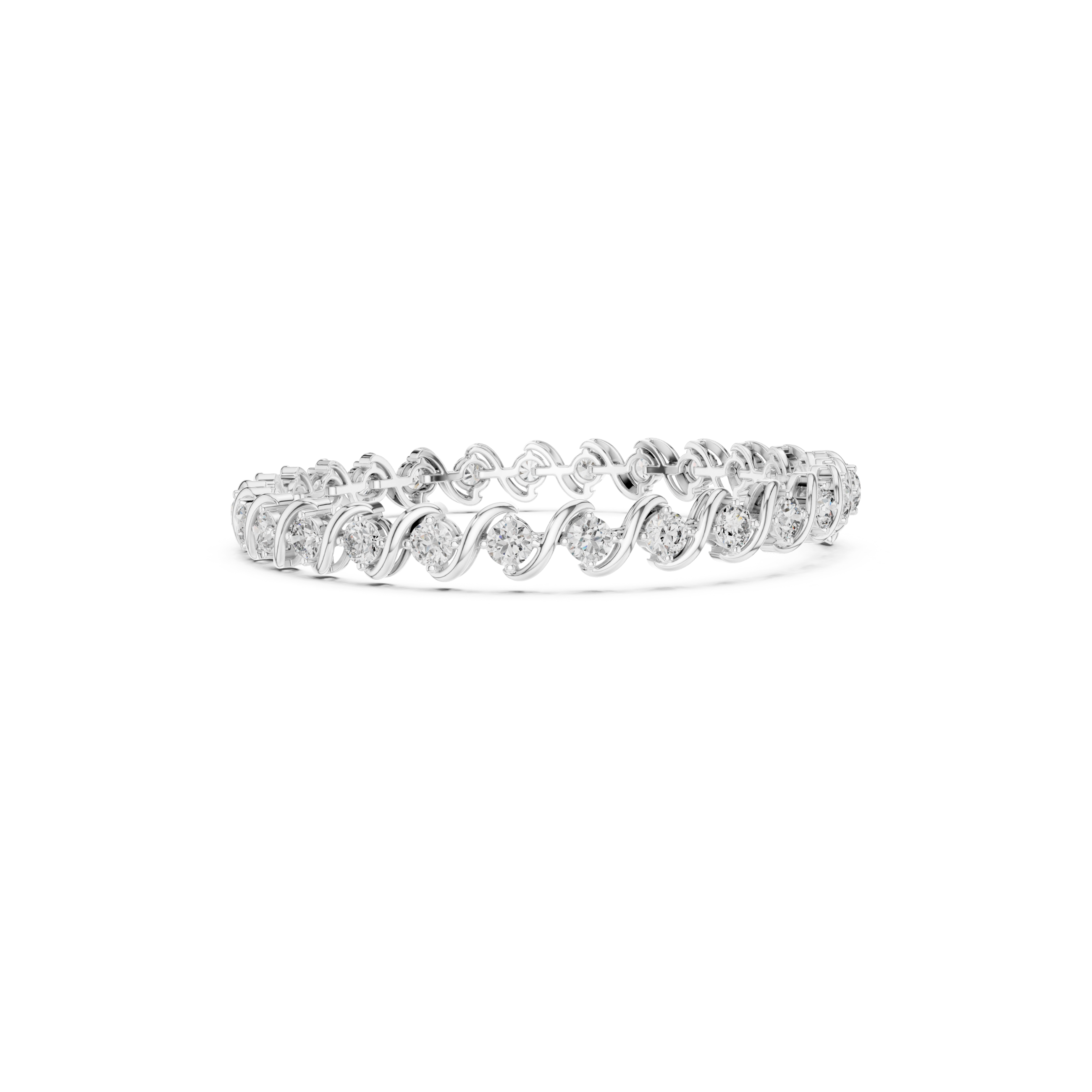 S-Link Lab Grown Diamond Tennis Bracelet
