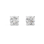 Classic Round Solitaire Diamond Stud