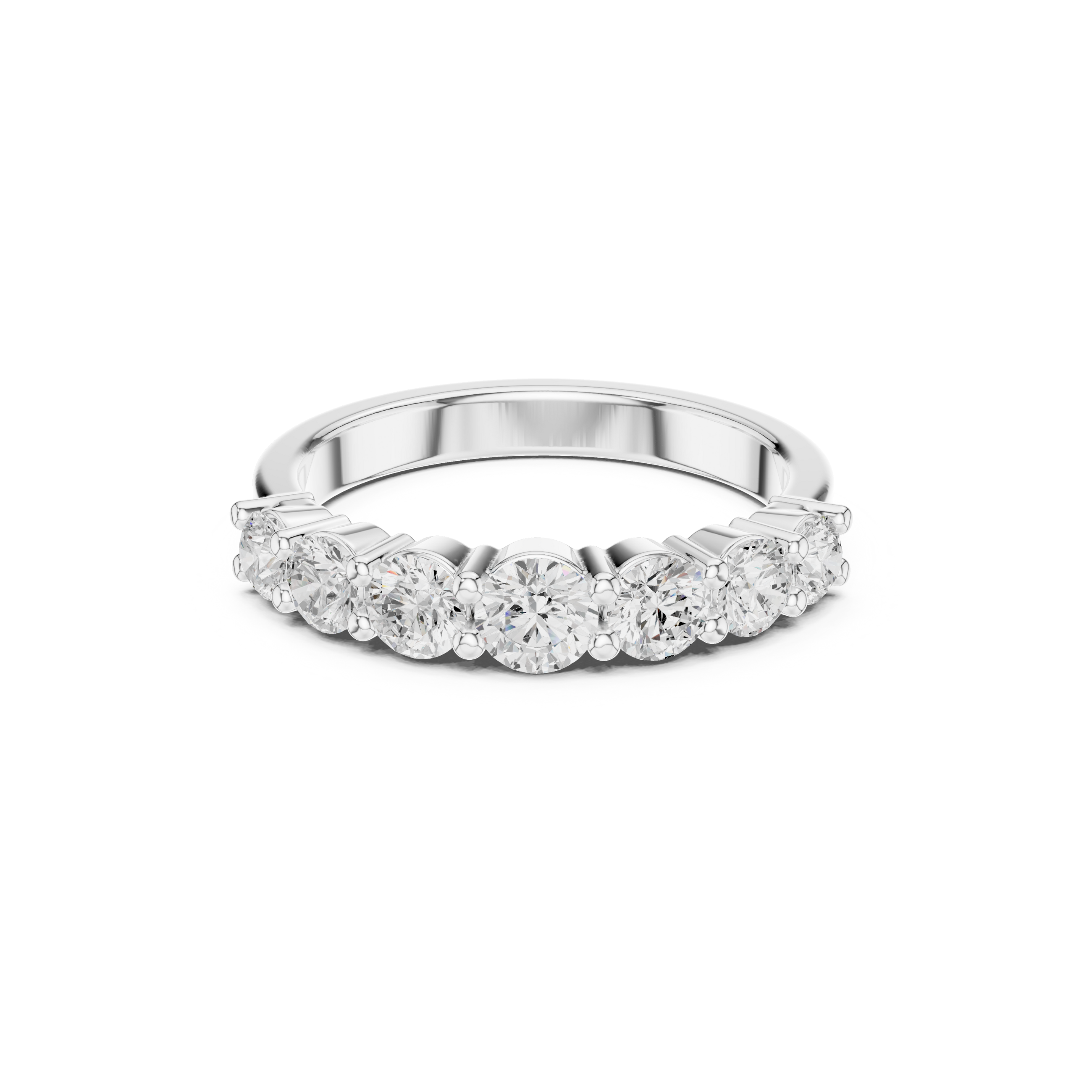 Classic 5-Stone Round Diamond Band