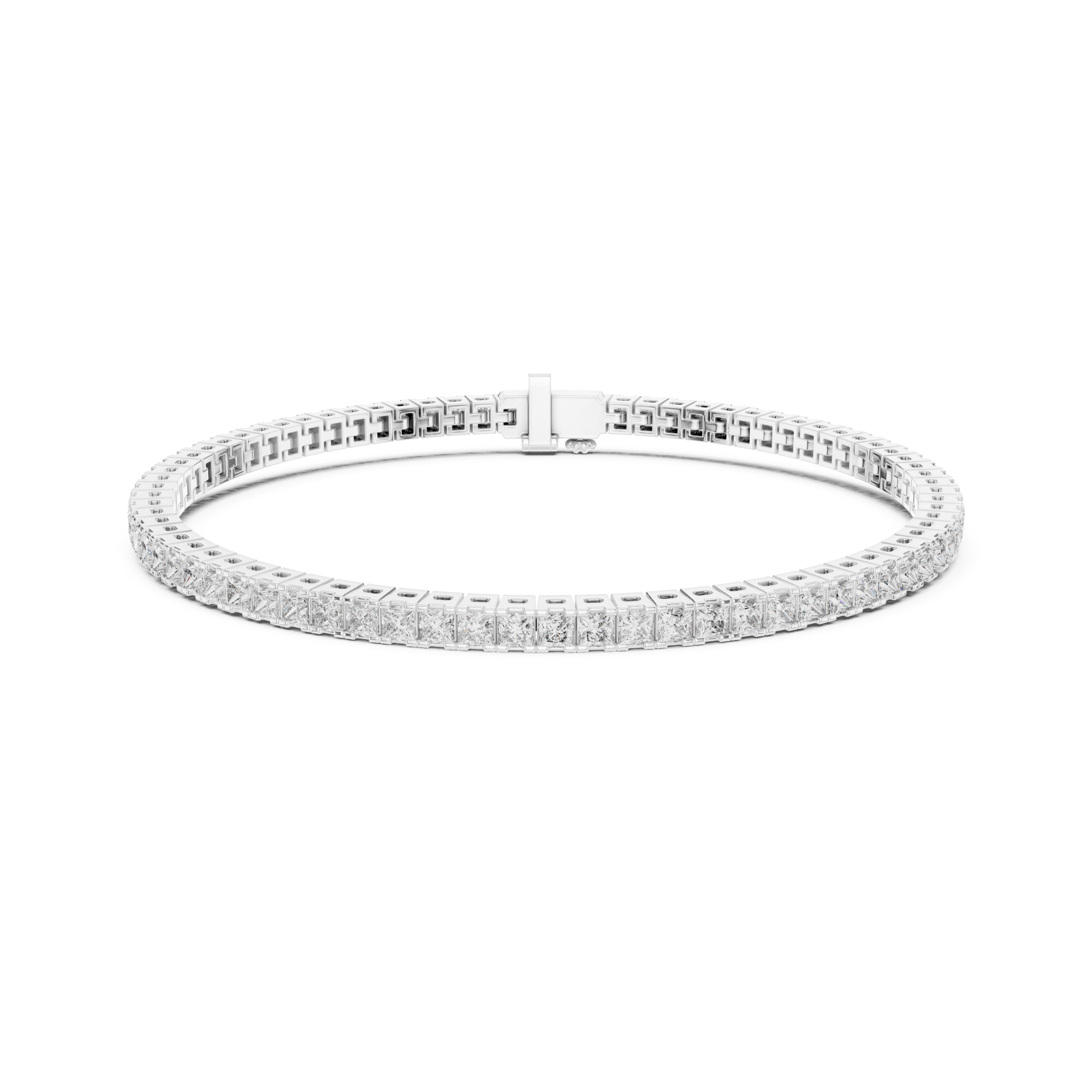 Princess Lab Grown Diamond Tennis Bracelet