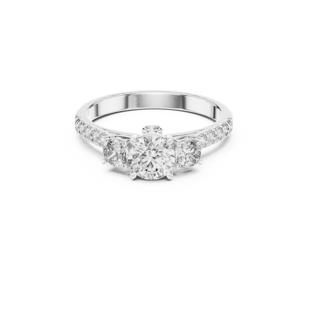 Triad Charming Lab Grown Diamond Ring