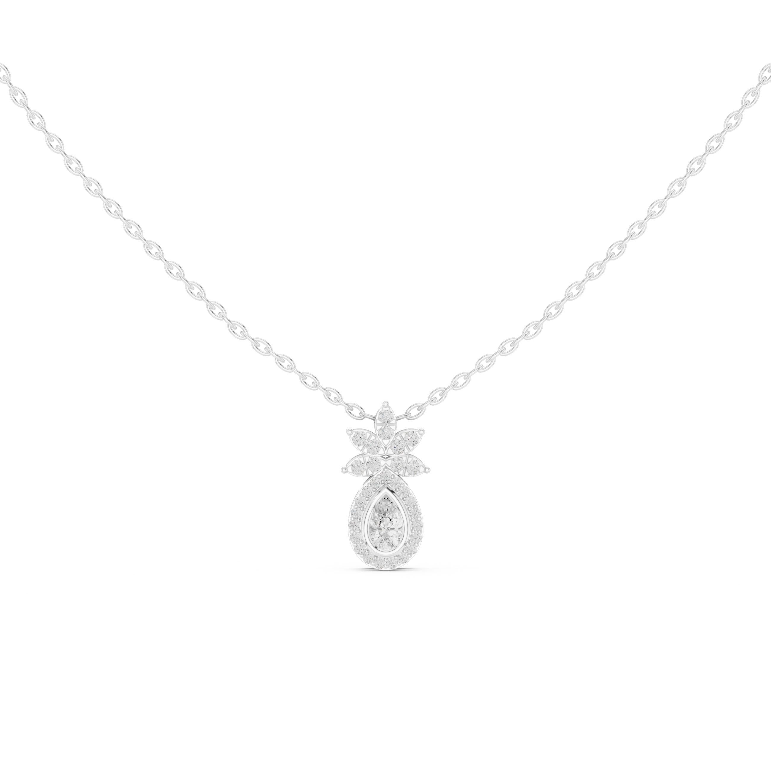 Tropical Lab Grown Diamond Pendant