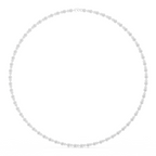 Classic Bezel Set Lab Grown Diamond Necklace