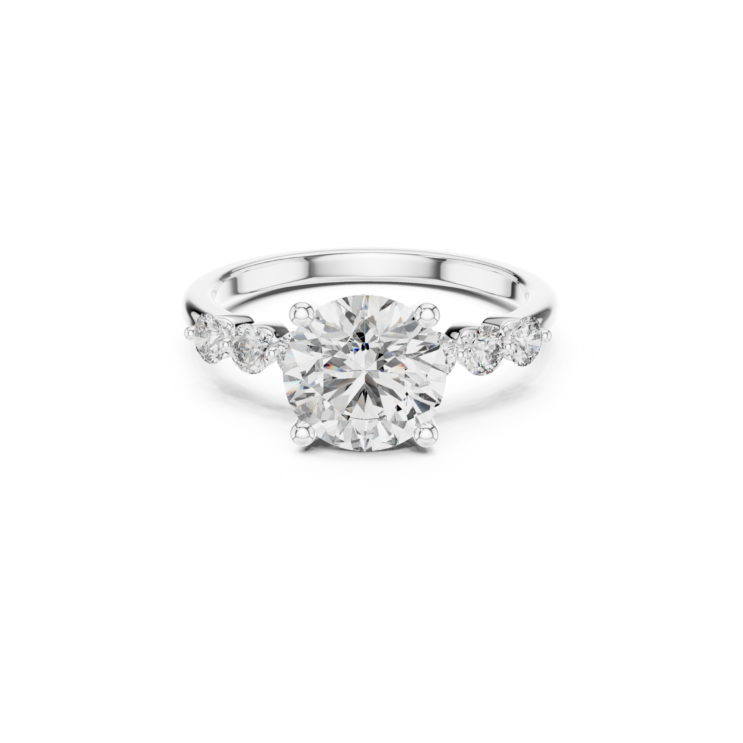 Round Brilliant Lab Grown Diamond Ring