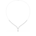 Elegant Lab Grown Diamond Drop Necklace