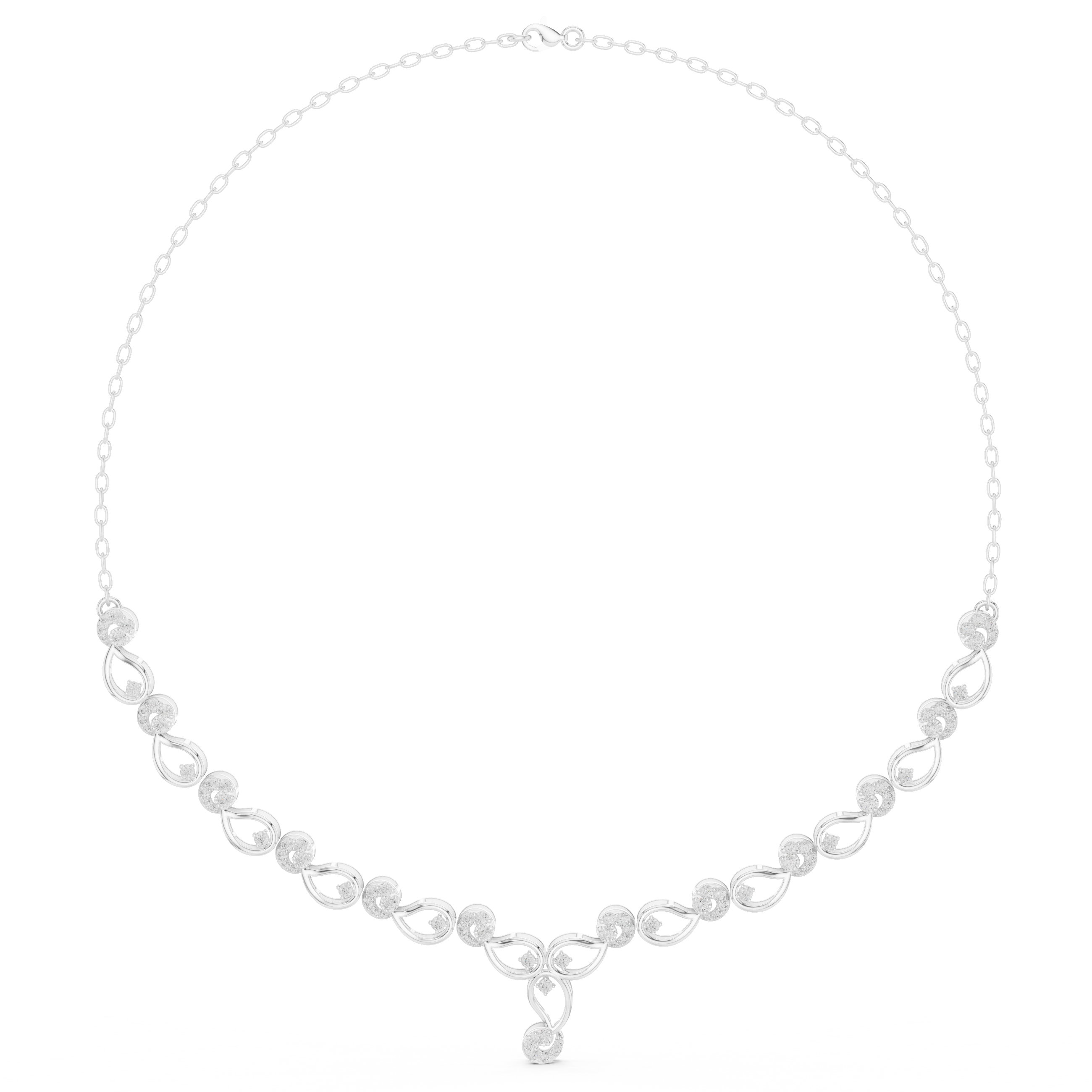 Infinity Drop Lab Grown Diamond Necklace