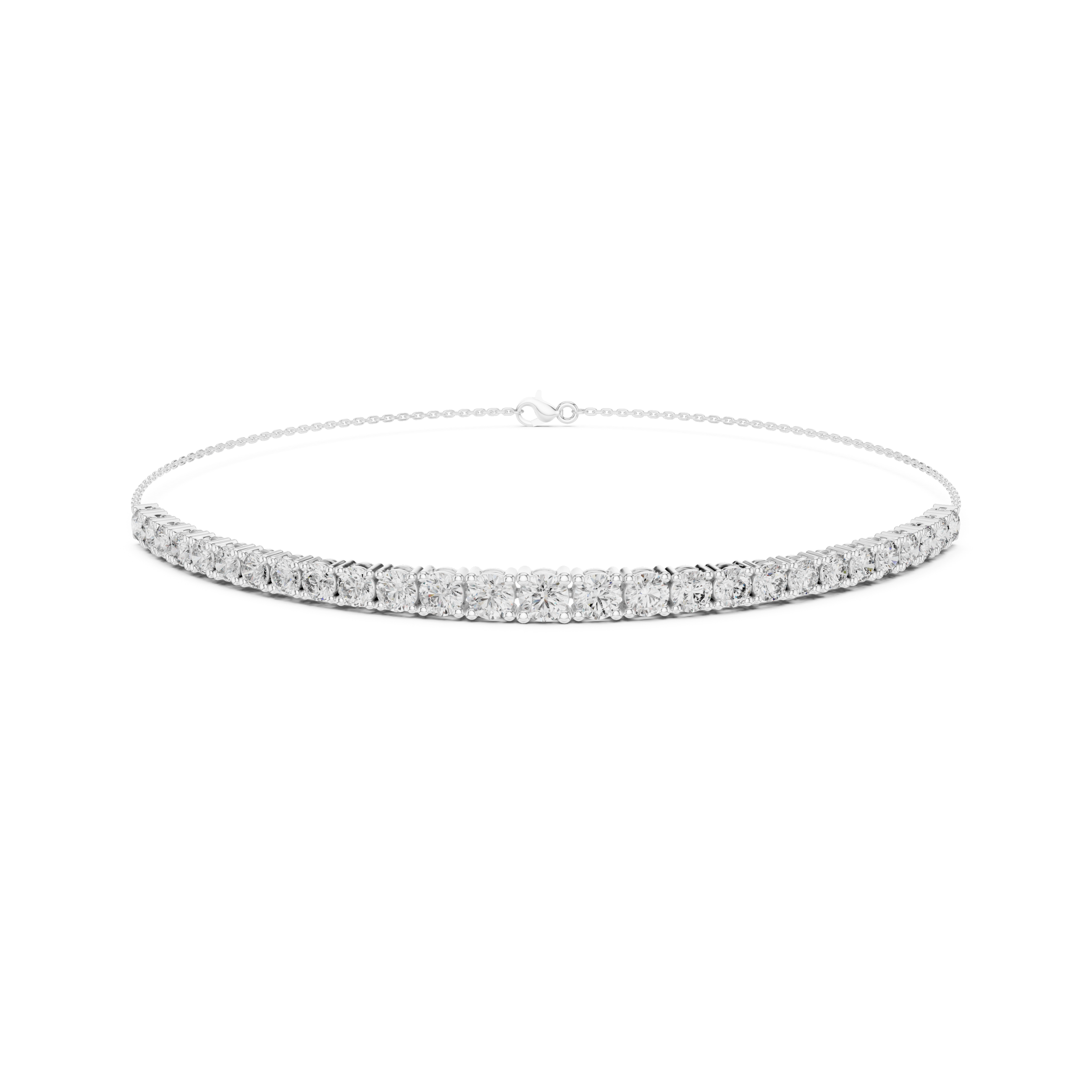 Delicate Lab Grown Diamond Chain Bracelet