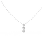 Trio Solitaire Lab Grown Diamond Pendant