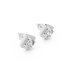 Cushion Halo Lab Grown Diamond Stud