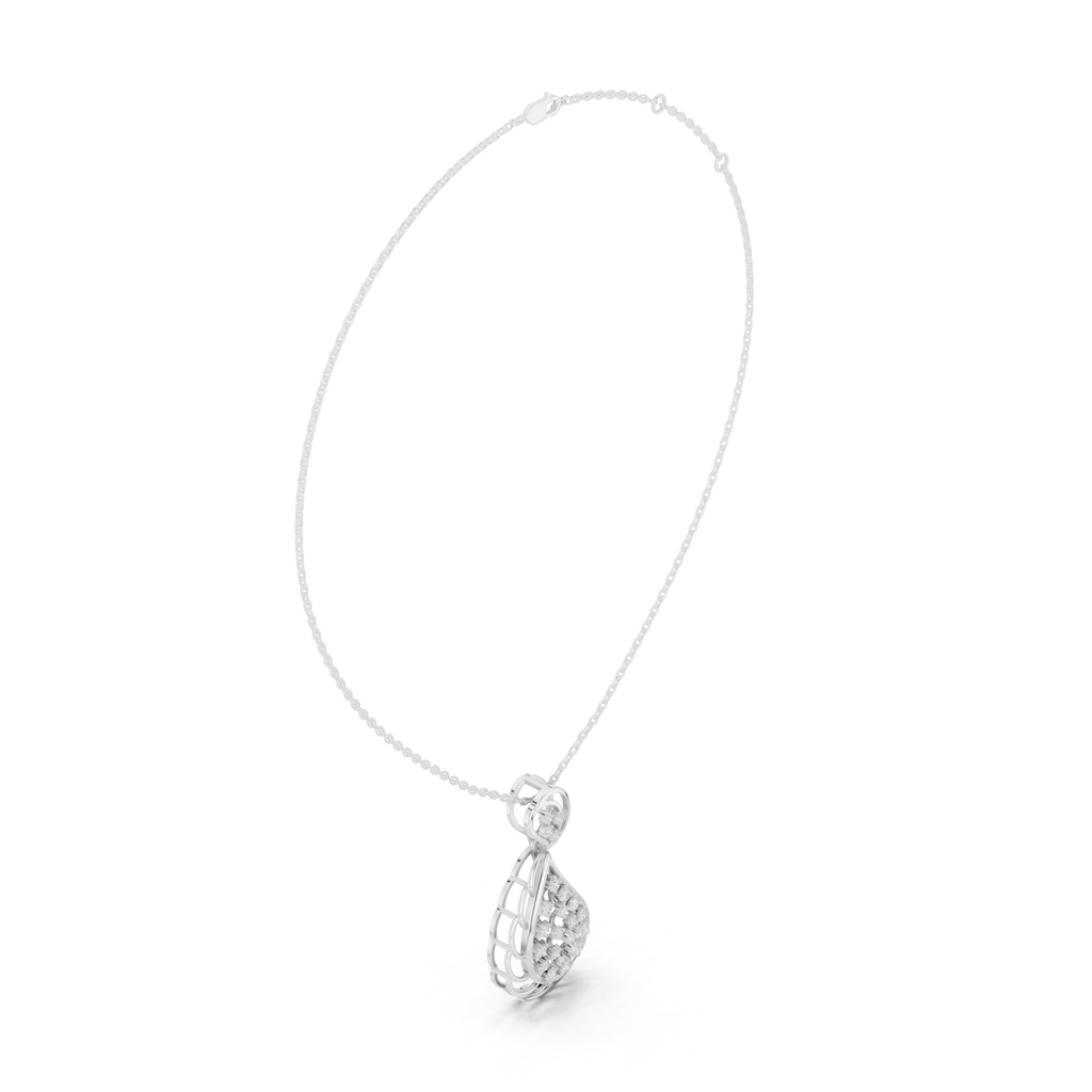 Tarv Cluster Lab Grown Diamond Pendant