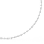 Classic Bezel Set Lab Grown Diamond Necklace