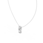 Radiant Cut Solitaire Lab Grown Diamond Pendant