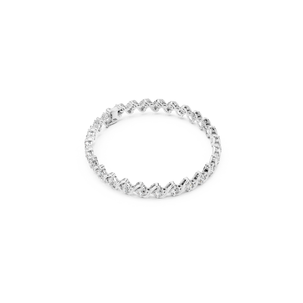 S-Link Lab Grown Diamond Tennis Bracelet