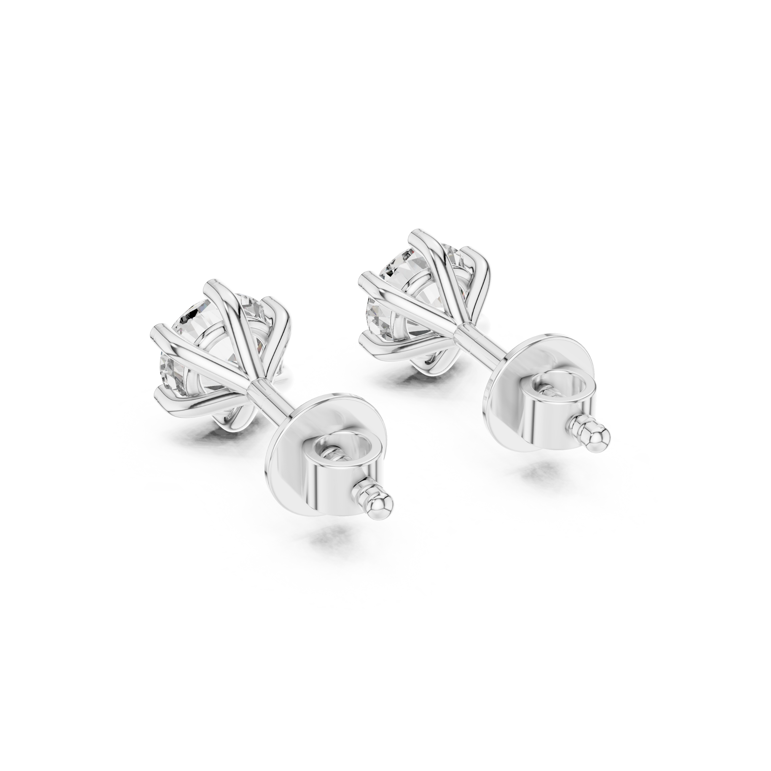 Classic Solitaire Lab Grown Diamond Stud