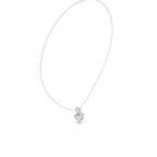 Heart Shape Solitaire Diamond Pendant