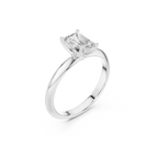 Radiant-Cut Solitaire Lab Grown Diamond Ring