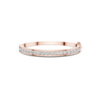 Channel-Set Lab Grown Diamond Bangle Bracelet