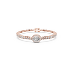 Oval Lab Grown Diamond Tennis Bracelet