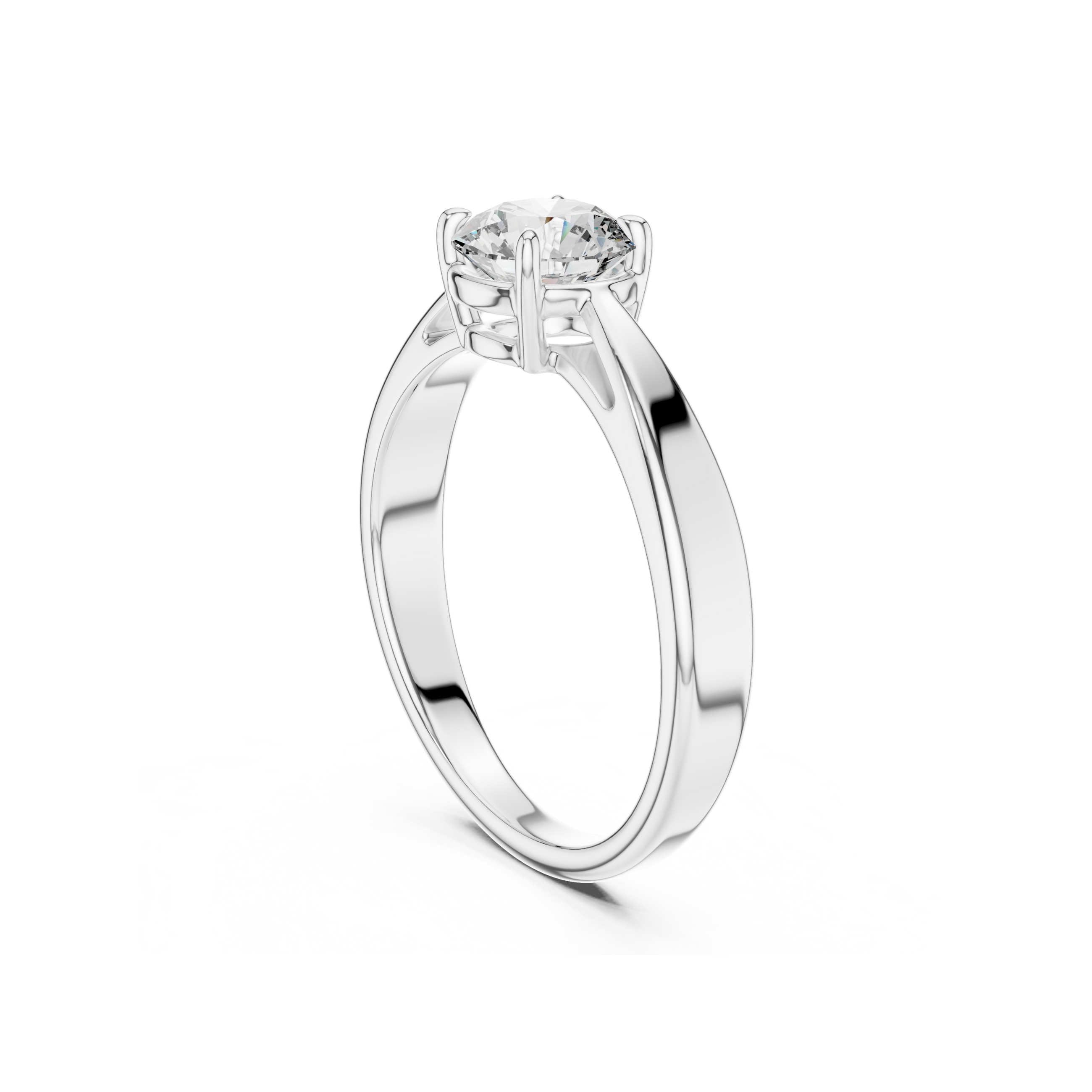Classic Solitaire Lab Grown Diamond Ring