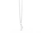 Square Lab Grown Diamond Halo Pendant