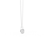 Round Cut Solitaire Lab Grown Diamond Pendant