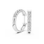 Classic Lab Grown Diamond Huggie Hoop Earring