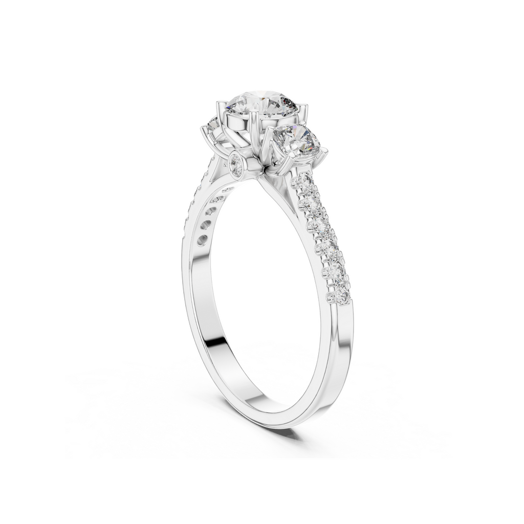 Triad Charming Lab Grown Diamond Ring