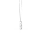 Trio Solitaire Lab Grown Diamond Pendant