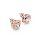 Hexagon Lab Grown Diamond Stud
